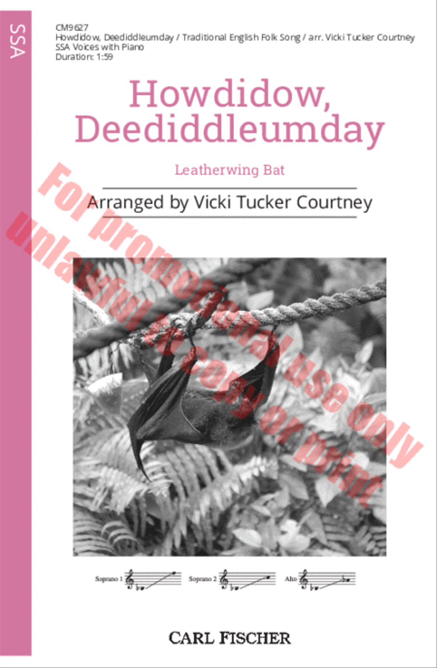 Howdidow, deediddleumday SSA scores gallery preview page 2