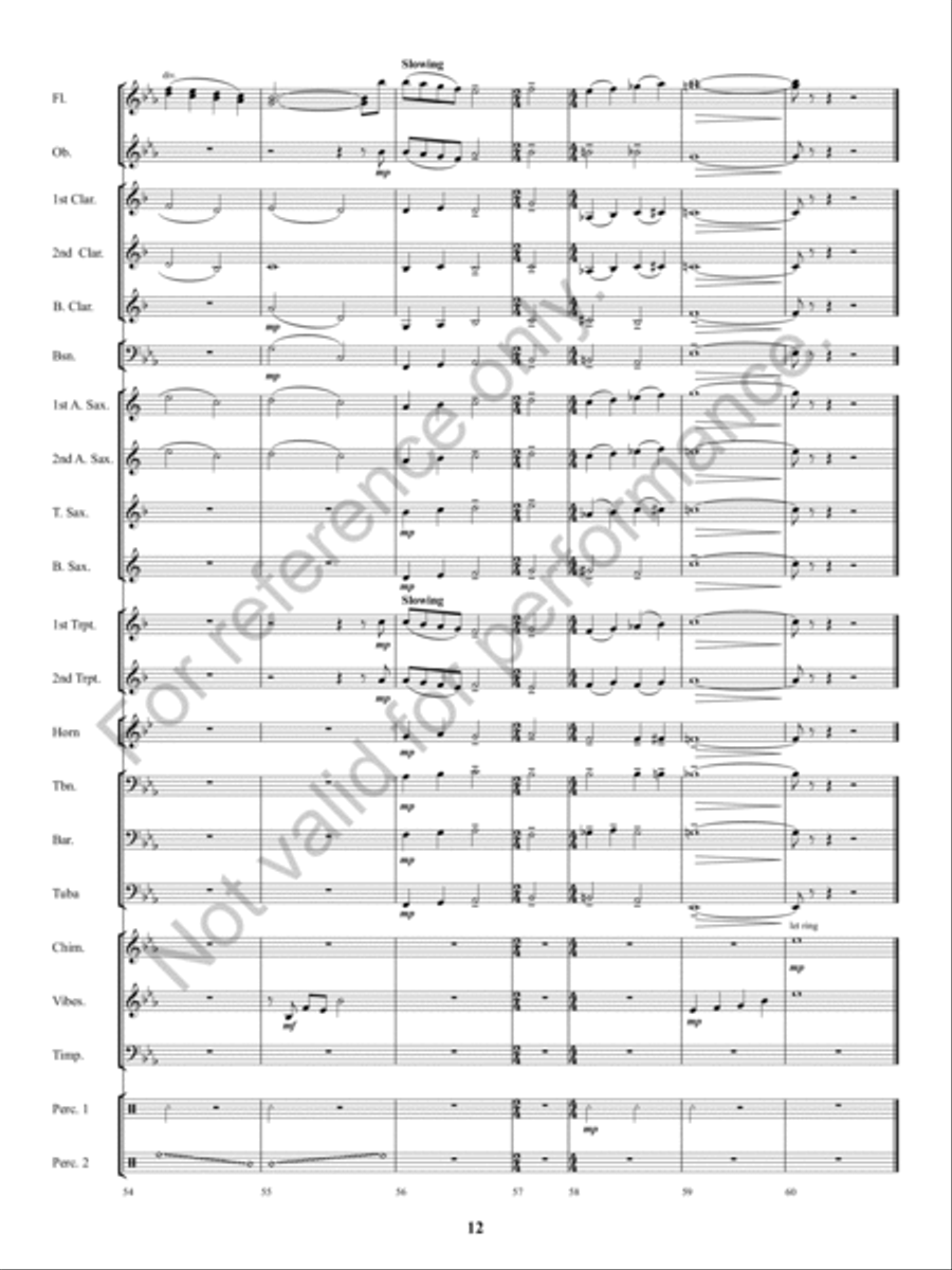 A Spirit Eternal Concert Band scores gallery preview page 11