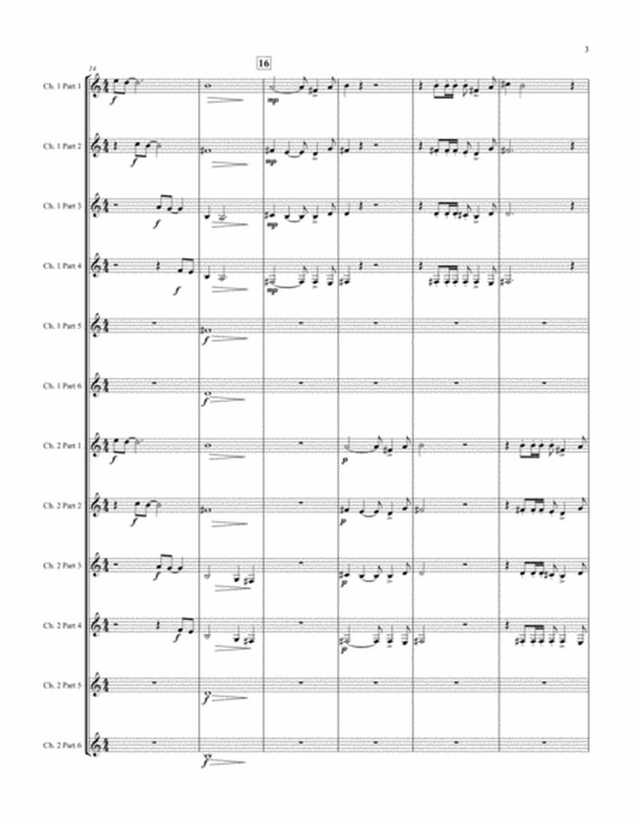 Antiphony for 8-12 part Horn Choir image number null