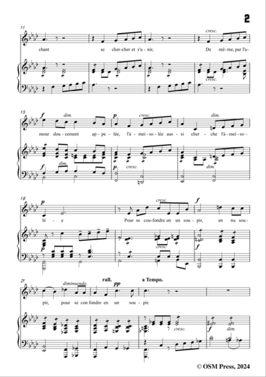 B. Godard-Elle,Op.7 No.10,from '12 Morceaux pour chant et piano,Op.7',in A flat Major Voice scores gallery preview page 3