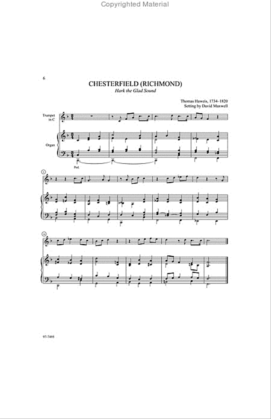 Final Stanzas: Hymn Settings for Organ and Descanting Instrument, Vol. 3 Organ scores gallery preview page 4