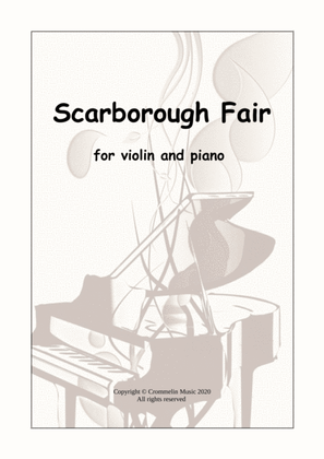 Scarborough Fair - for violin and piano