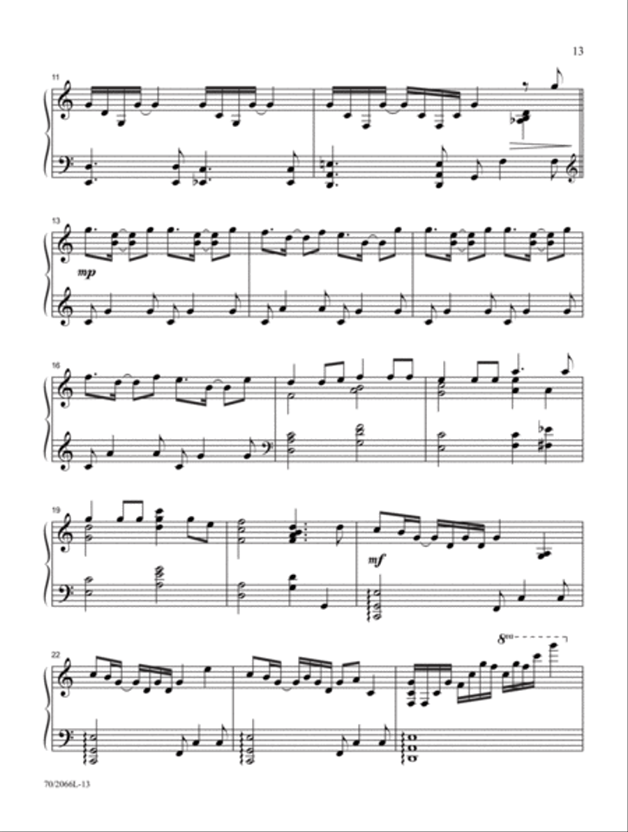 Christmas Improvisations Christmas Improvisations Piano Solo scores gallery preview page 9