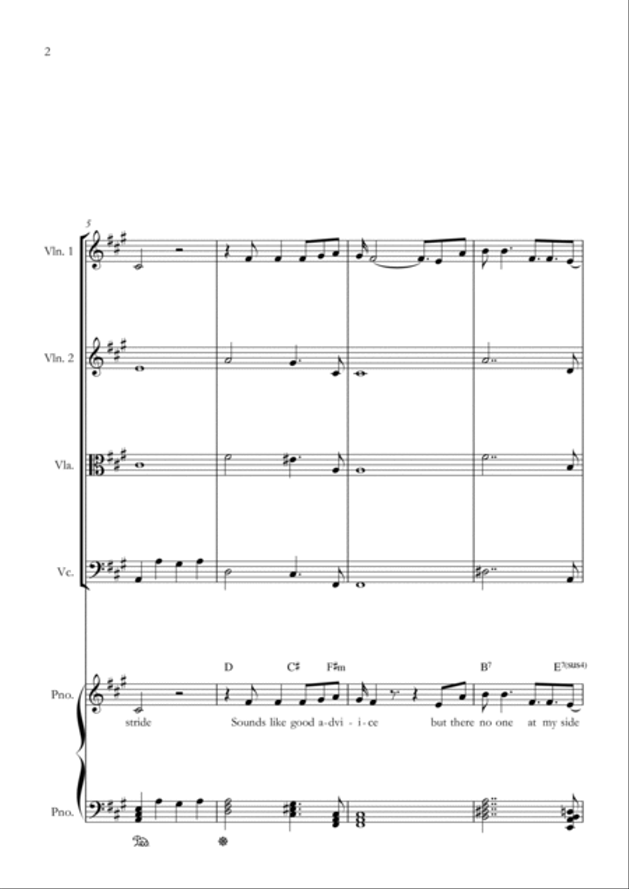 Long Long Time Long Long Time String Quartet scores gallery preview page 2