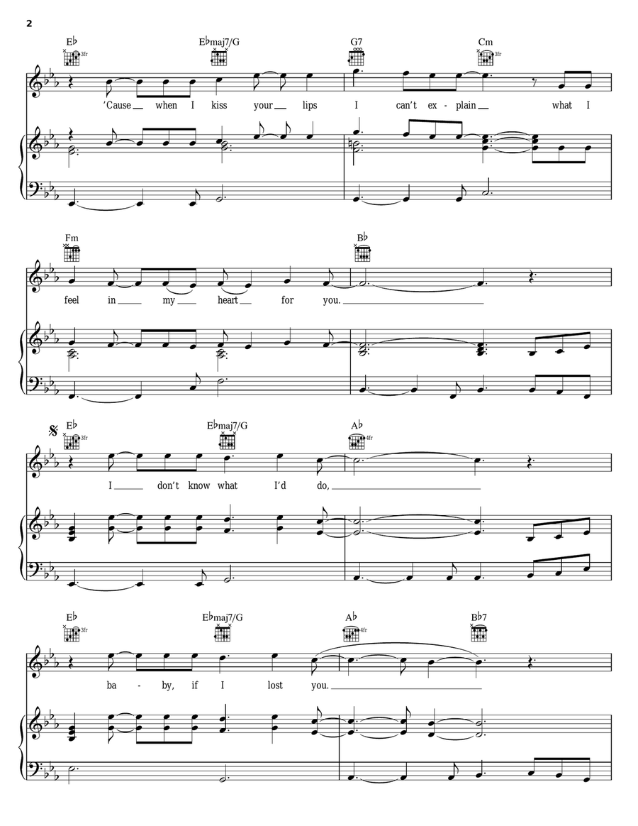 More Than Love Piano, Vocal, Guitar scores gallery preview page 2