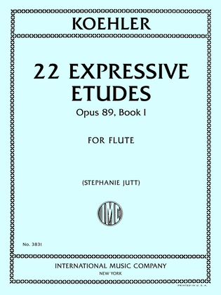 22 Expressive Etudes, Op. 89, Book I