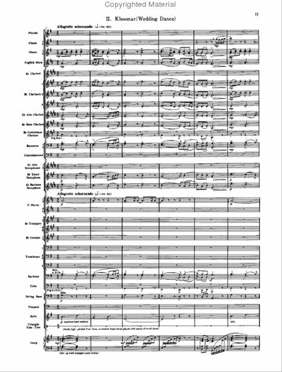 Armenian Dances, Part II Concert Band scores gallery preview page 15