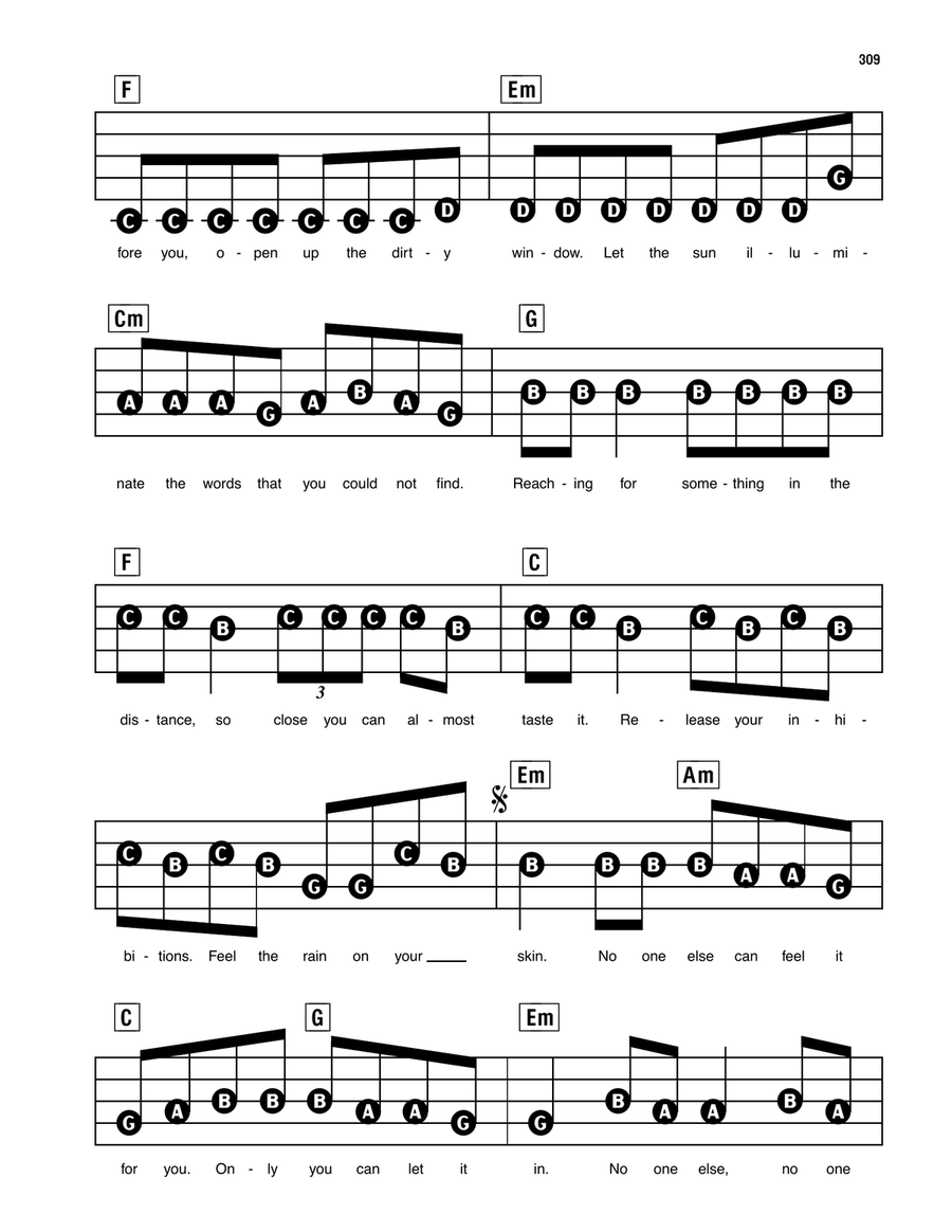 Unwritten Electronic Keyboard scores gallery preview page 2