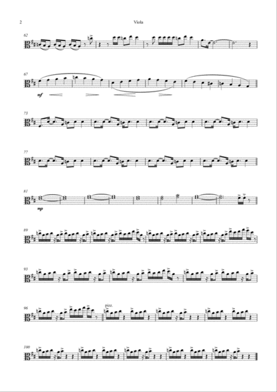 Don't Stop Til You Get Enough String Quartet scores gallery preview page 2