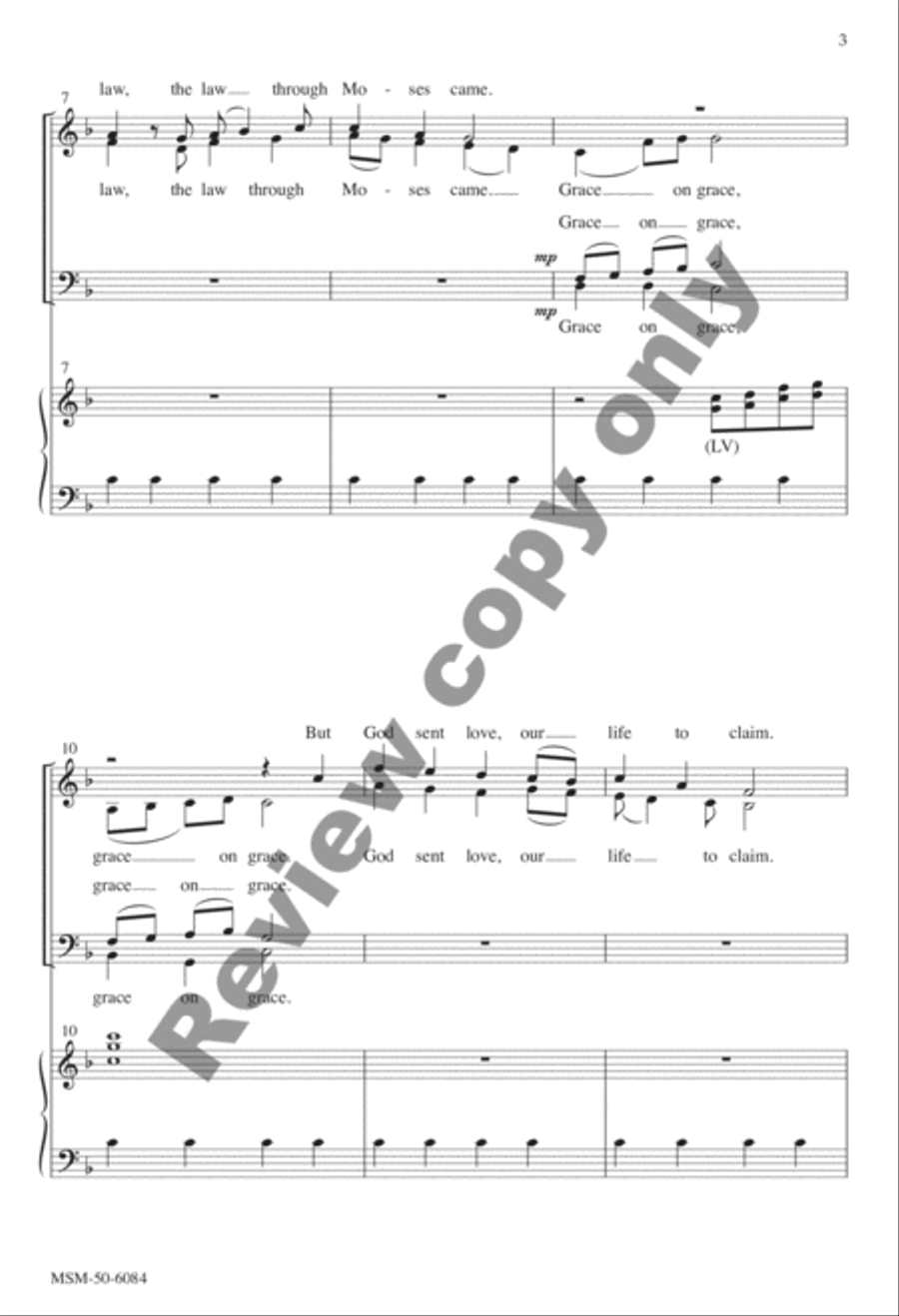 Grace on Grace 4-Part scores gallery preview page 10