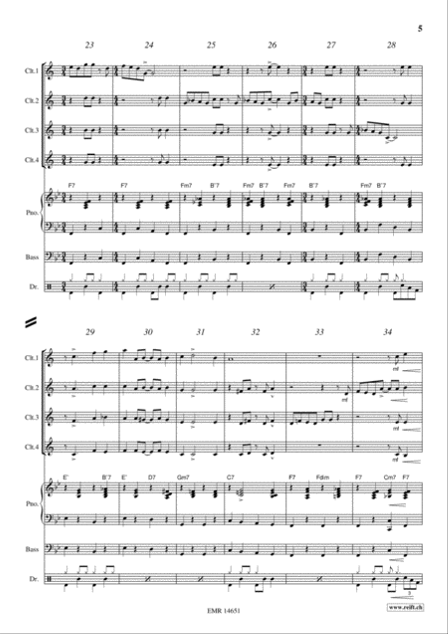 Fascinating Rhythm Fascinating Rhythm Clarinet scores gallery preview page 5