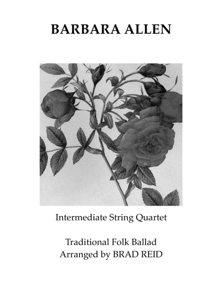 Barbara Allen - string quartet image number null