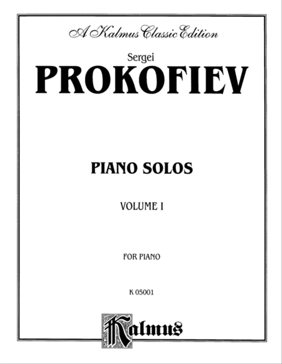 Piano Solos, Volume 1