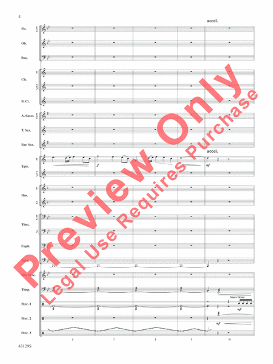 Soundtrack Concert Band scores gallery preview page 5