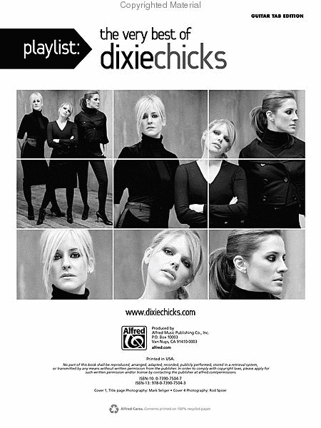 Playlist -- The Very Best of Dixie Chicks
