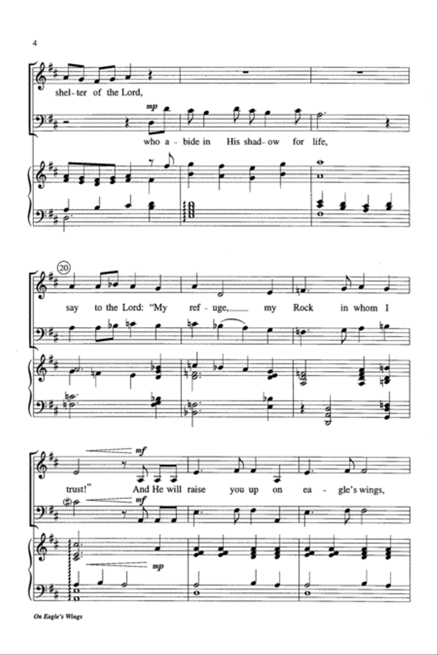 On Eagle's Wings On Eagle's Wings 2-Part scores gallery preview page 4