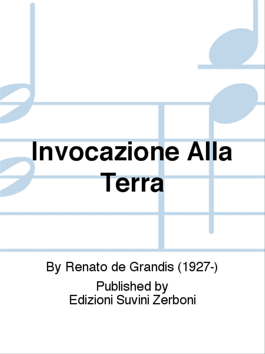 Invocazione Alla Terra Choir scores gallery preview page 1