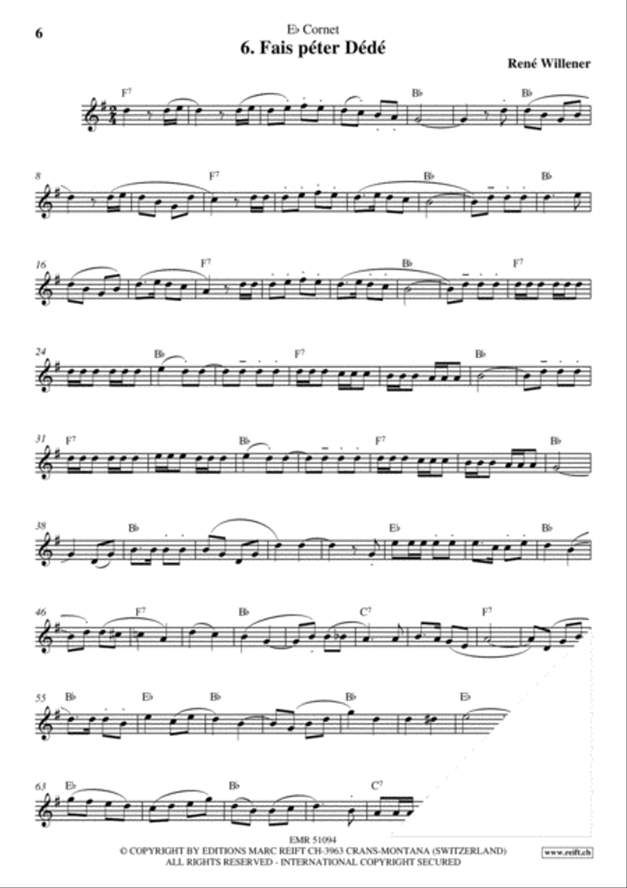 La Fete au Chalet Volume 1 Cornet scores gallery preview page 8