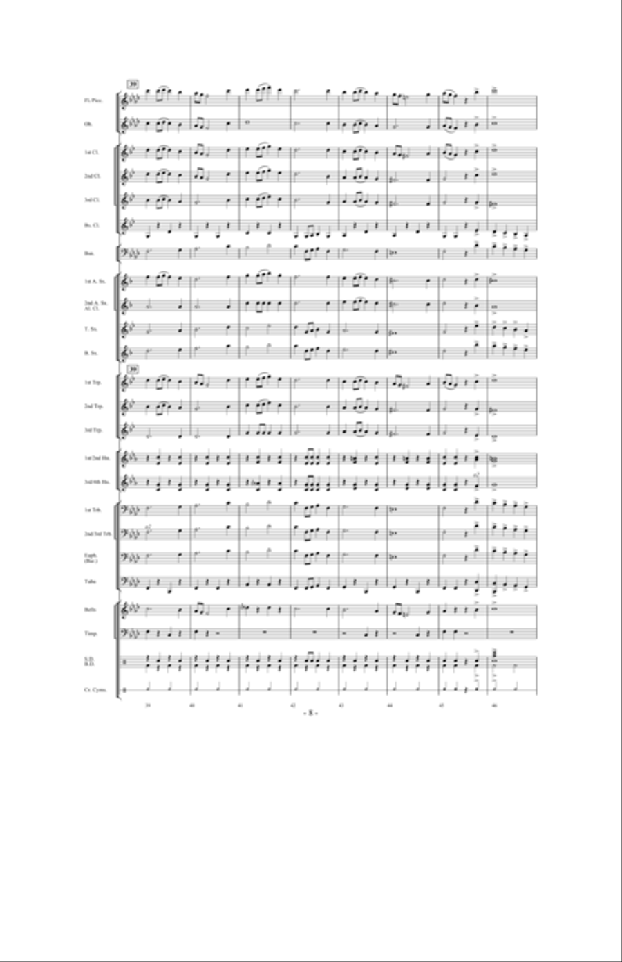 Burma Patrol Concert Band scores gallery preview page 7