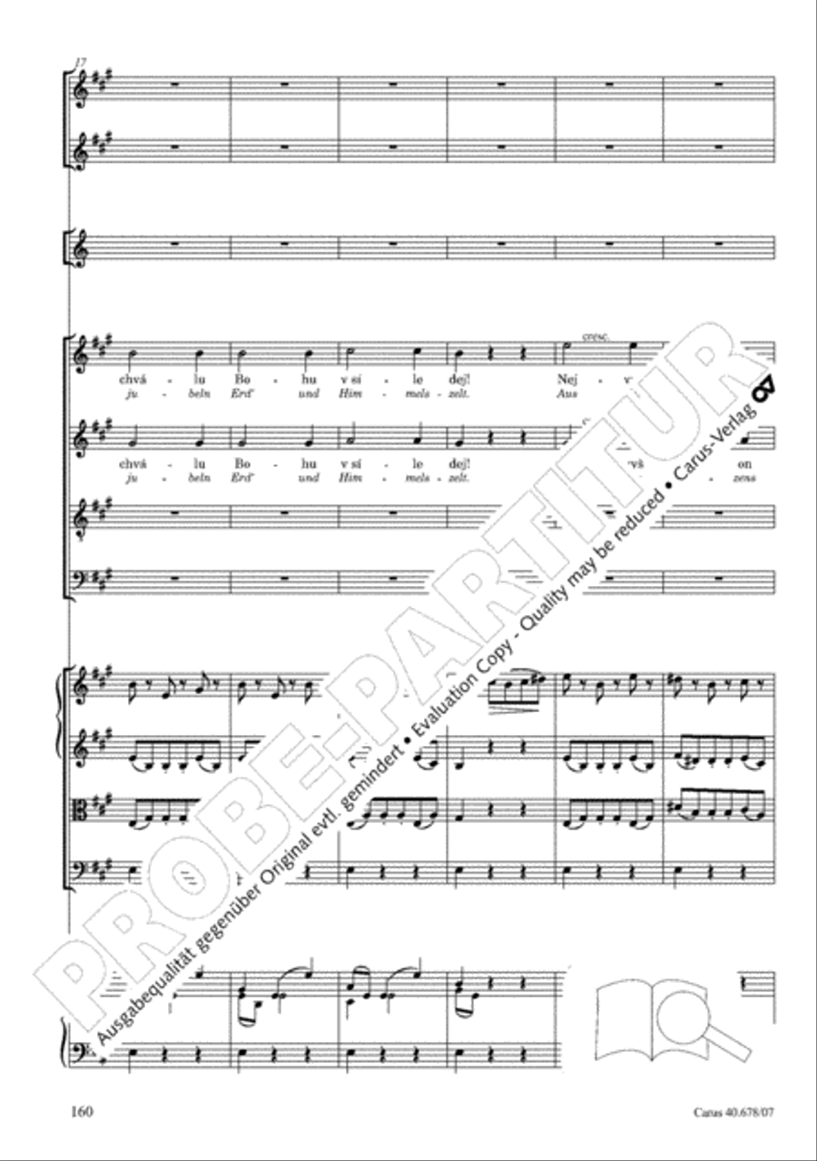 Missa pastoralis bohemica 4-Part scores gallery preview page 173