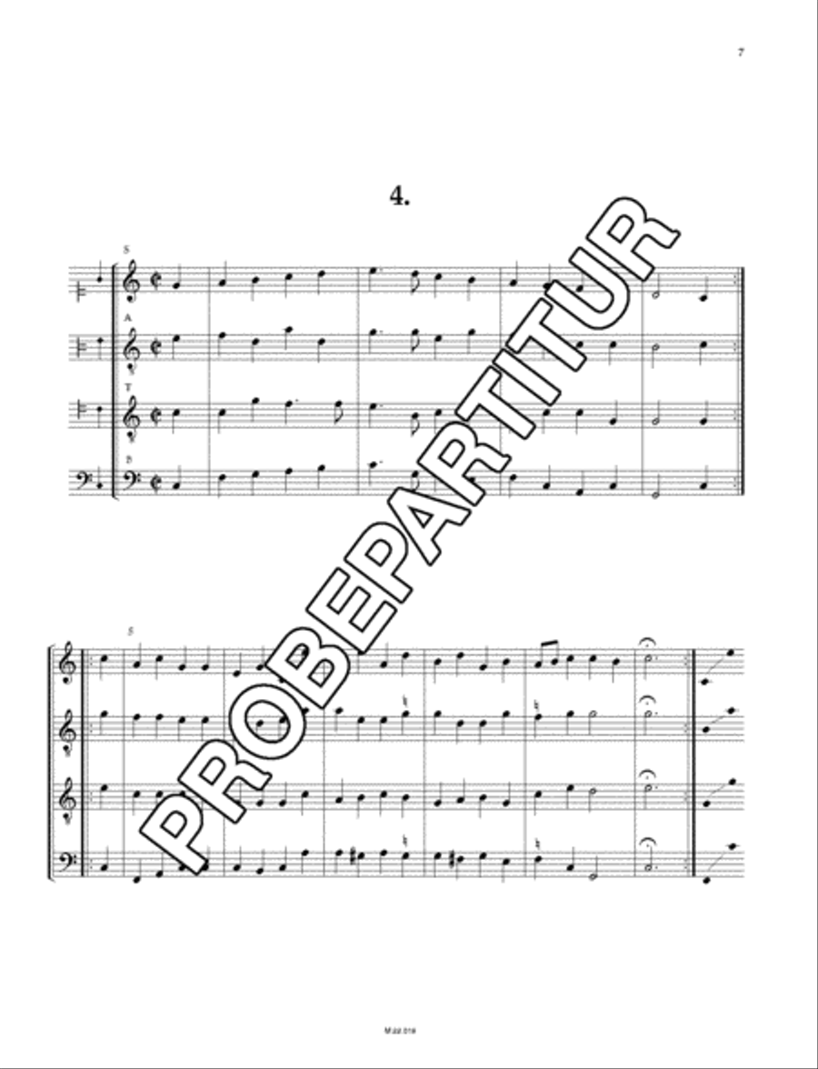 Der ander Theil Deutscher Gesang und Tantze 4-Part scores gallery preview page 8