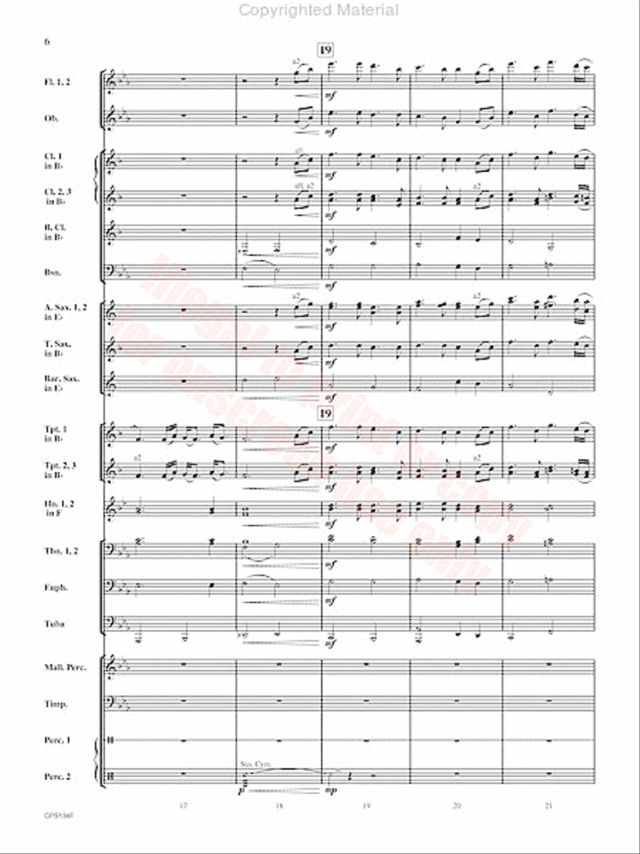Chisholm Trail Concert Band scores gallery preview page 7