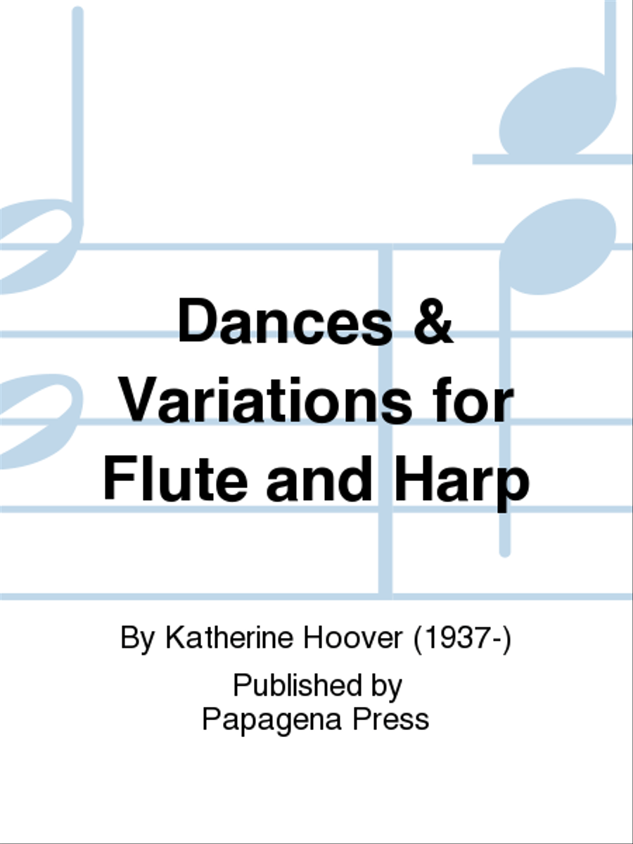 Dances & Variations for Flute and Harp Chamber Music scores gallery preview page 1