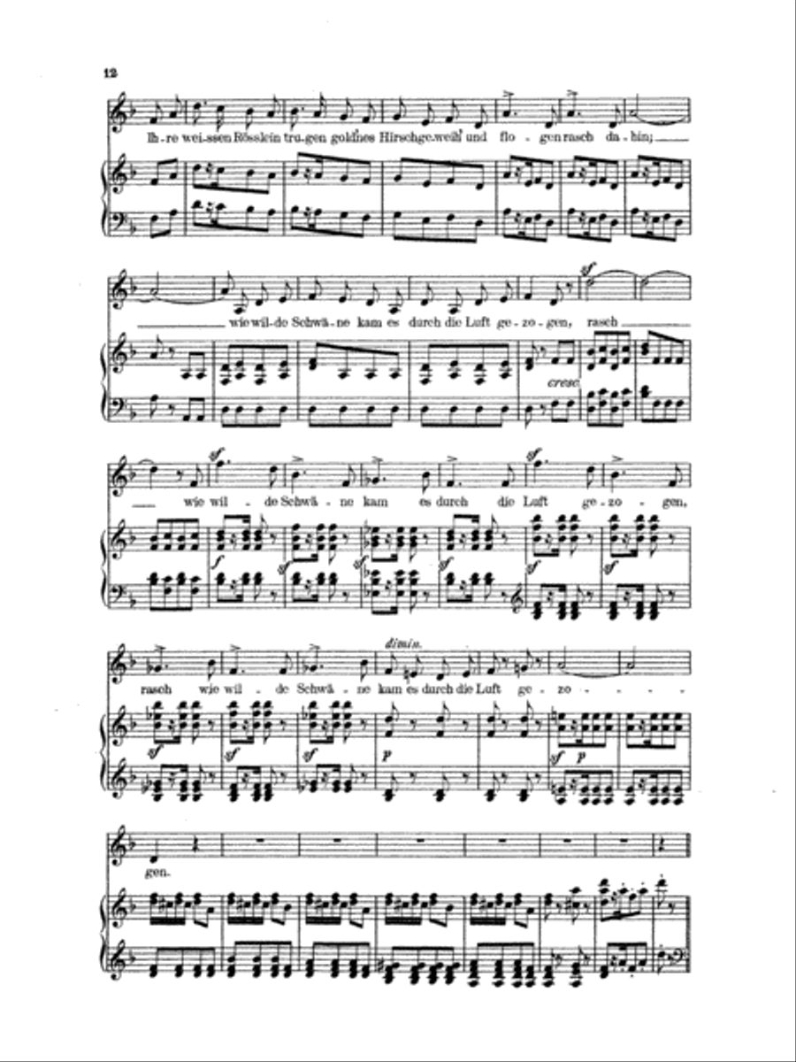 Mendelssohn: 79 Songs, Low Voice (German) Low Voice scores gallery preview page 2