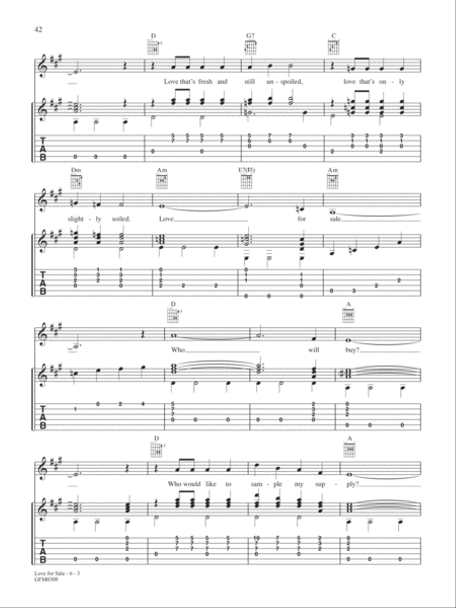 Love For Sale Love For Sale Guitar Solo scores gallery preview page 3