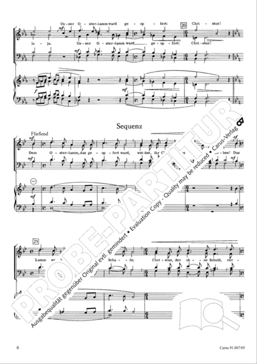 Ostersonntag 4-Part scores gallery preview page 7
