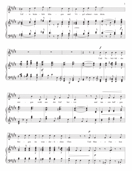 SCHUMANN: Aus alten Märchen winkt es, Op. 48 no. 15 (transposed to E major)