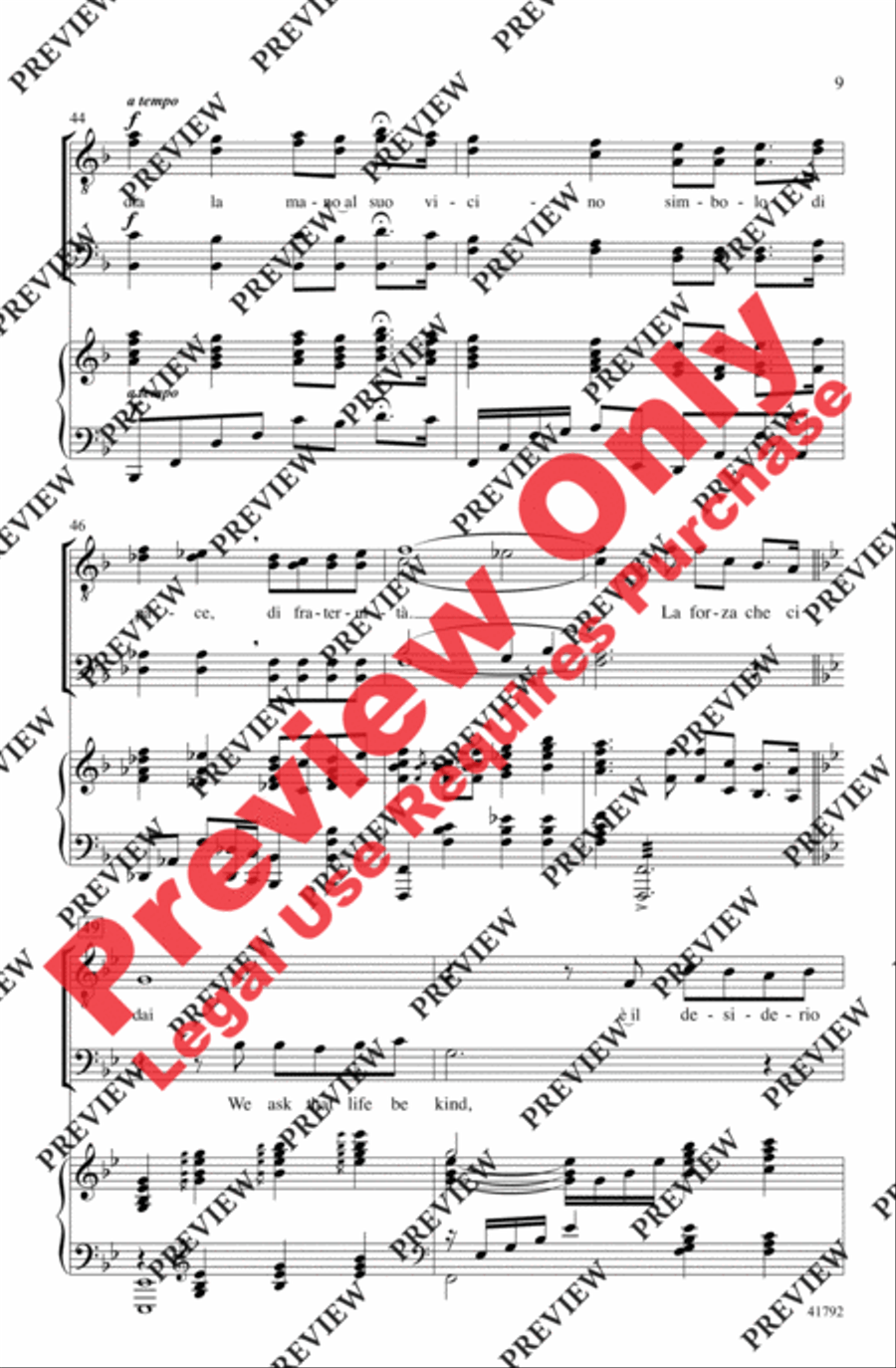 The Prayer - SoundTrax CD (CD only) Choir scores gallery preview page 9
