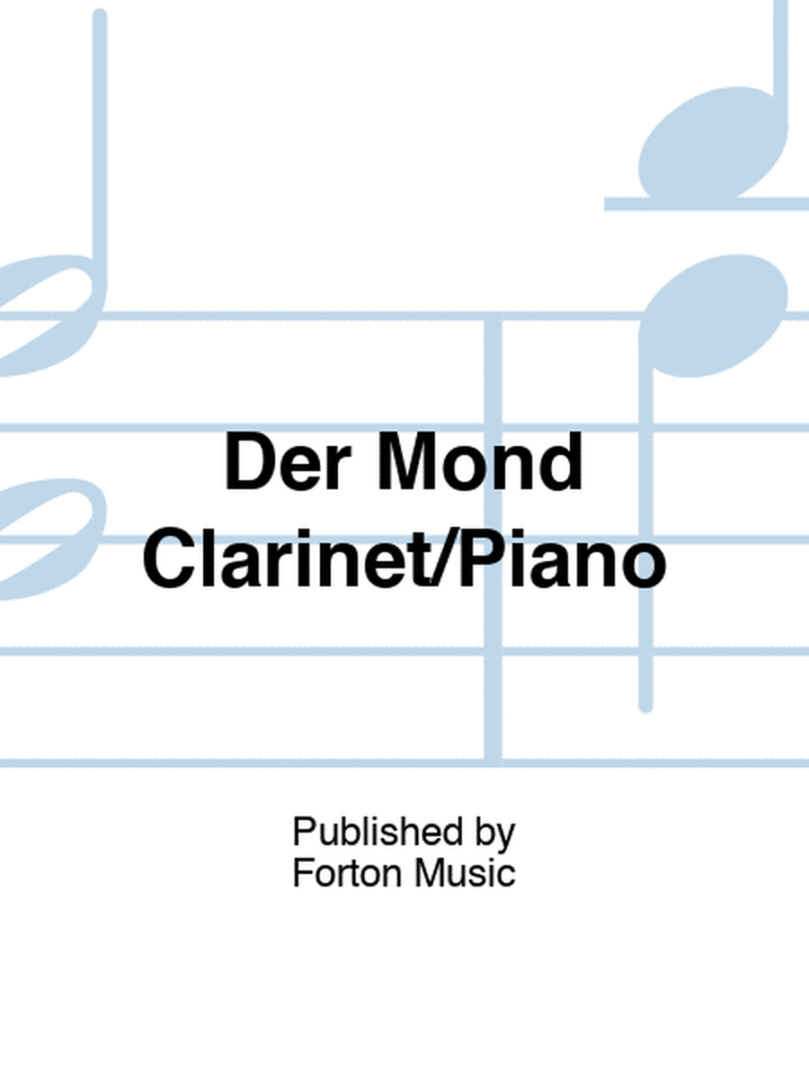 Der Mond Clarinet/Piano