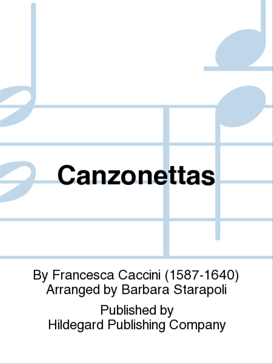 Canzonettas Canzonettas Chamber Music scores gallery preview page 1