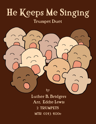 Book cover for He Keeps Me Singing - Trumpet Hymn Duet