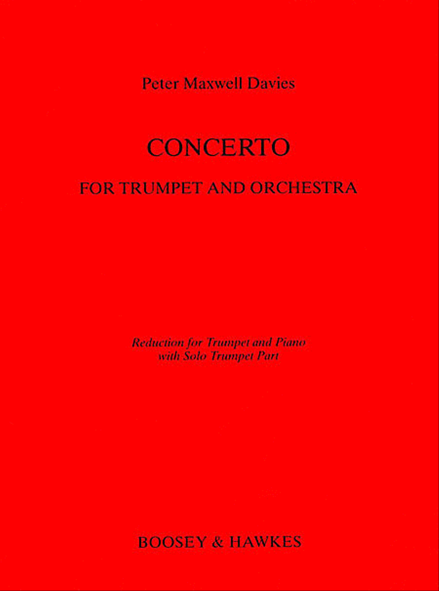 Concerto for Trumpet and Orchestra Trumpet Solo scores gallery preview page 1