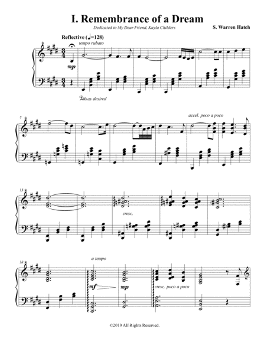 Piano Sonata No. 1 Movement 1 
