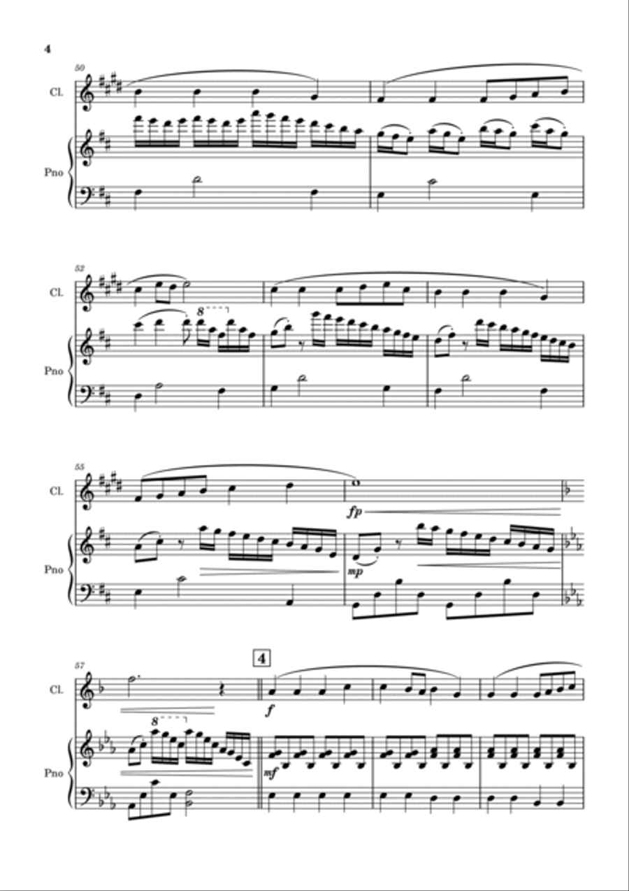 Always Cheerful Always Cheerful B-Flat Clarinet scores gallery preview page 4