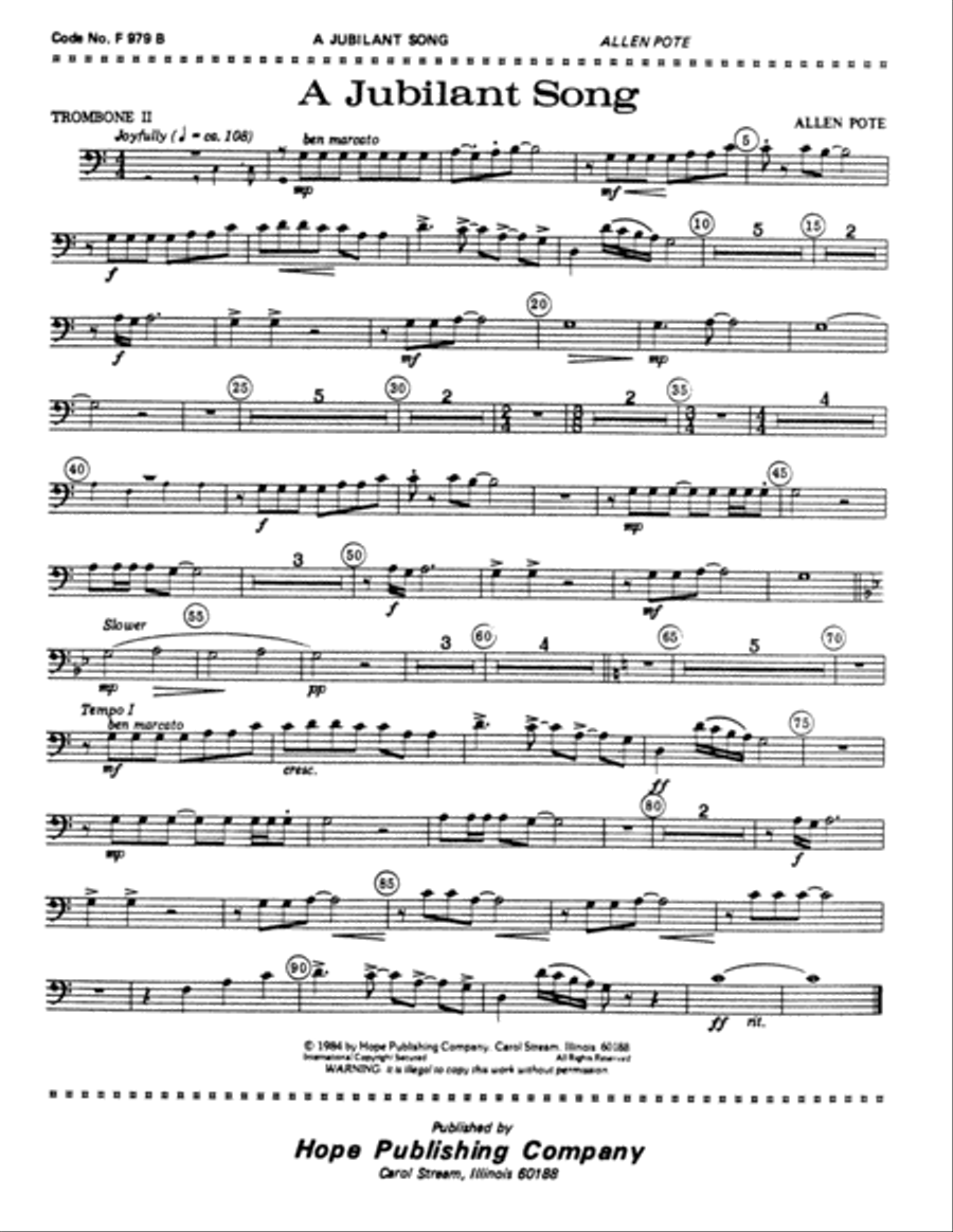 A Jubilant Song A Jubilant Song Choir scores gallery preview page 5