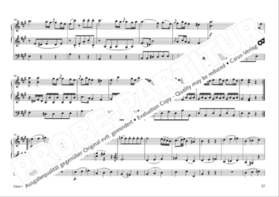 17 Church sonatas Organ Solo scores gallery preview page 38
