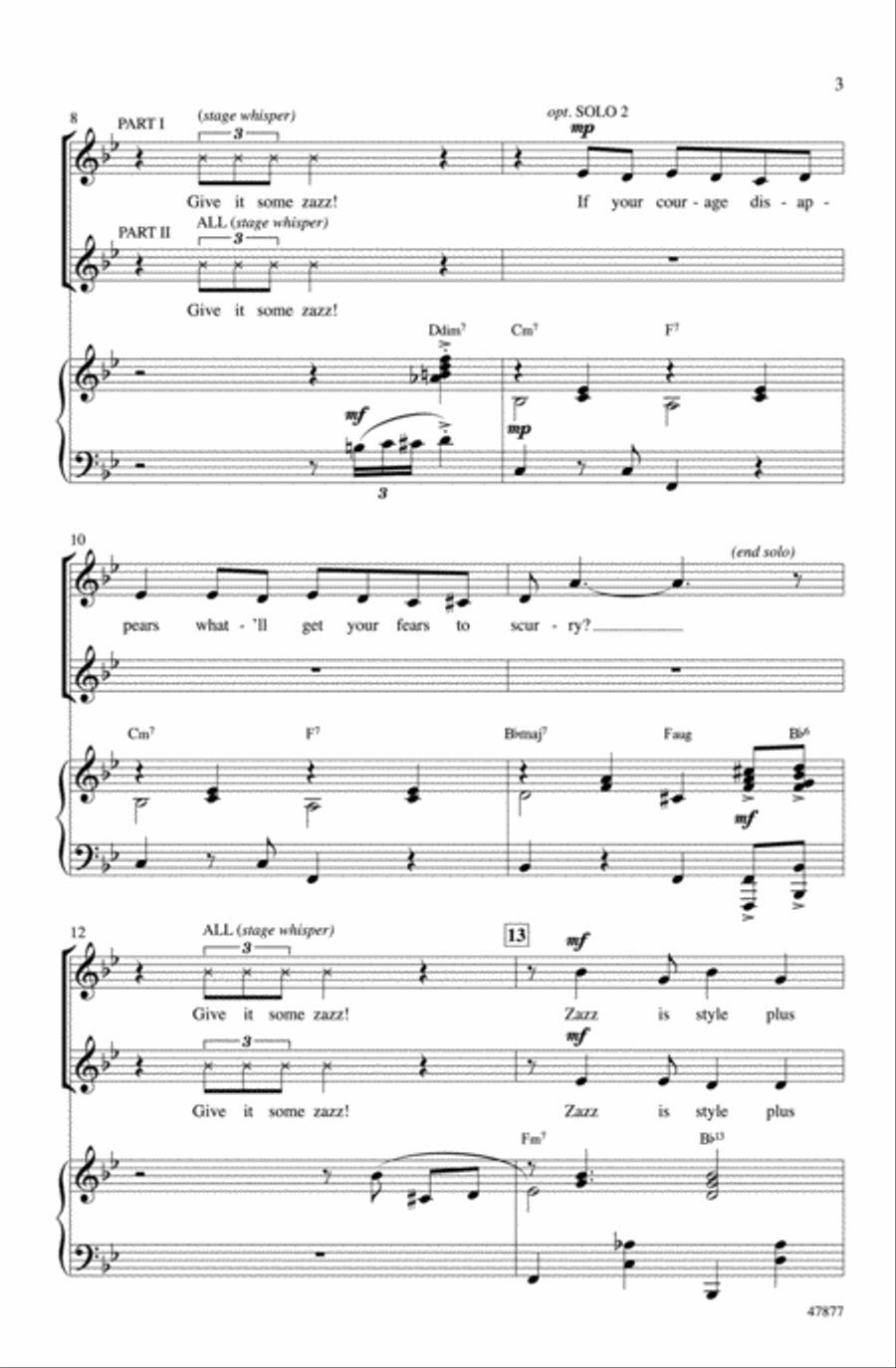 Zazz Choir scores gallery preview page 2