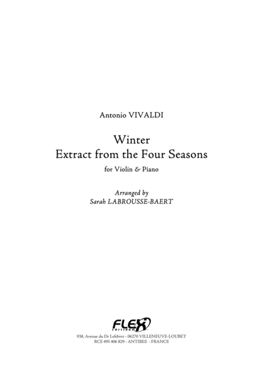 Winter - Extract from the Four Seasons image number null