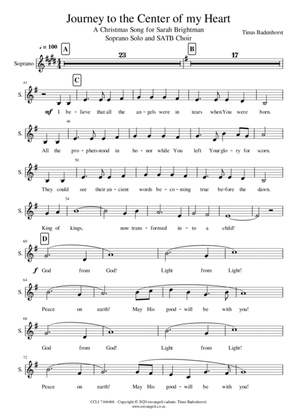 Journey to the Center of my Heart - Soprano Solo and SATB Choir