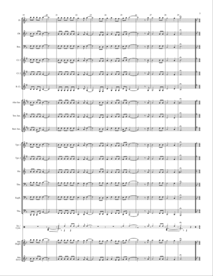 Classical Chorales for Band #1 - Intermediate Edition