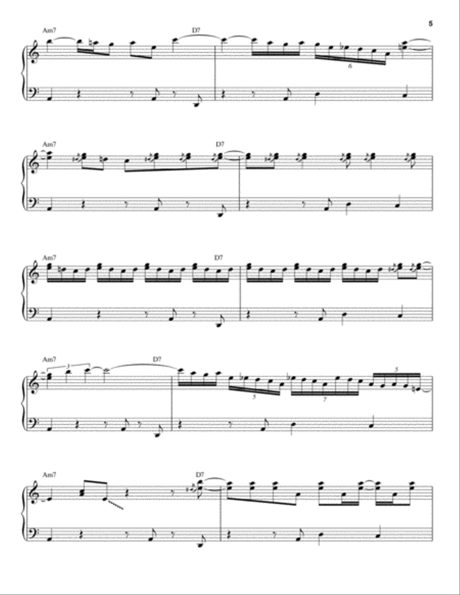 Oye Como Va Piano scores gallery preview page 5
