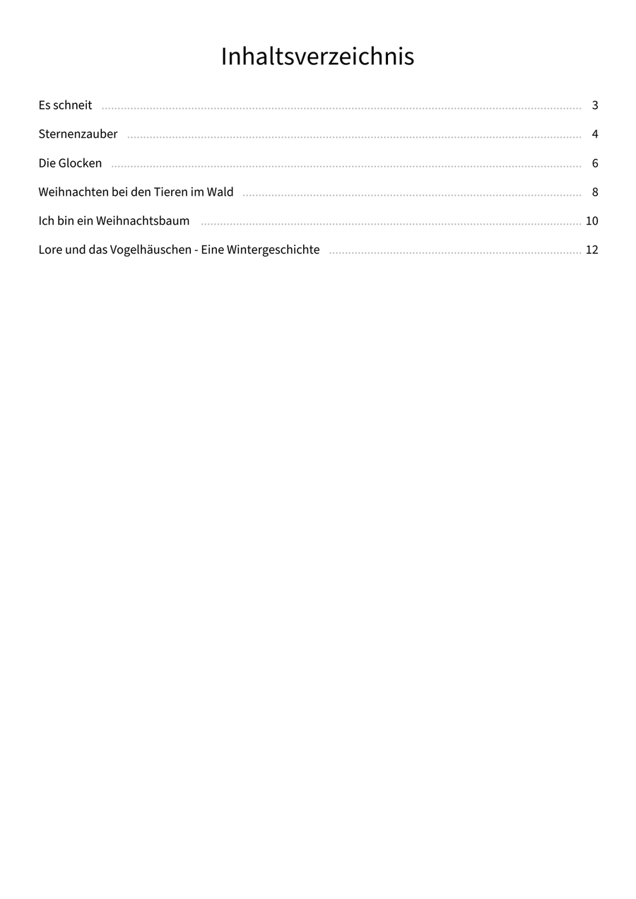 Sternenglanz und Winterfreude Voice scores gallery preview page 3