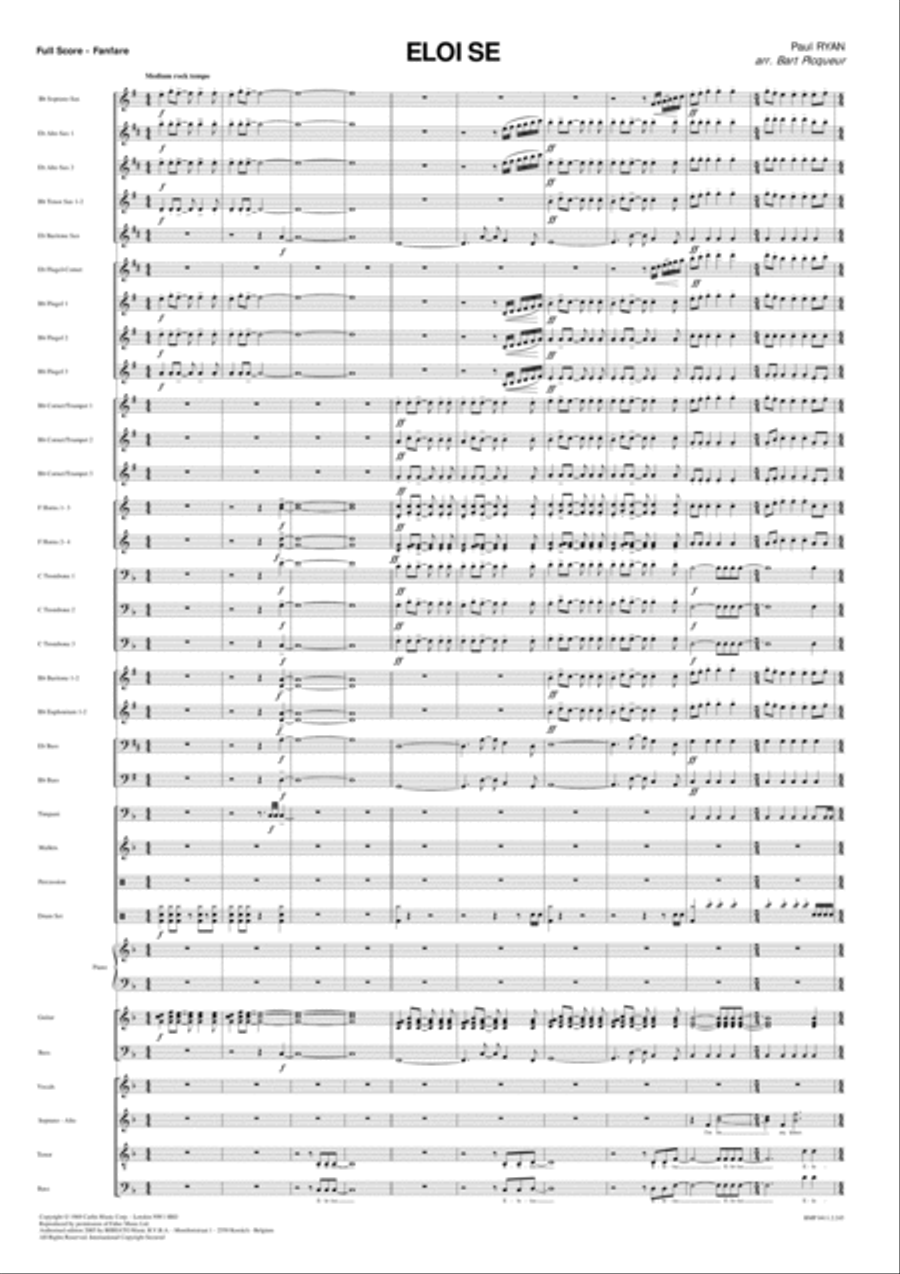 Eloise Fanfare Band scores gallery preview page 2