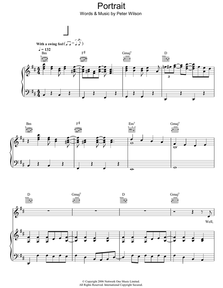 Portrait Acoustic Guitar scores gallery preview page 1