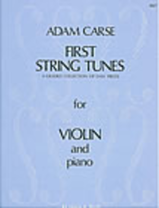Book cover for First String Tunes: Violin part and Piano part