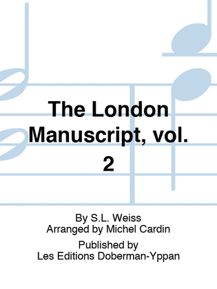Book cover for The London Manuscript, vol. 2